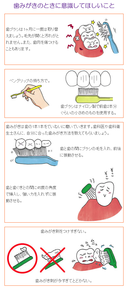 歯磨きの意識について